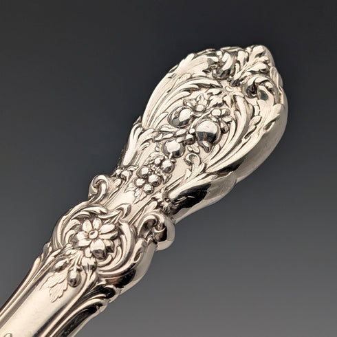 American vintage pure sterling silver dinner cutlery, 6 pairs, 670g, Reed&Barton